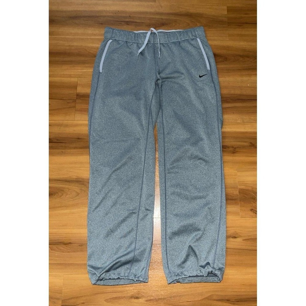 Womens Nike Dri Fit Athletic Performance Workout Drawstring Track Pants